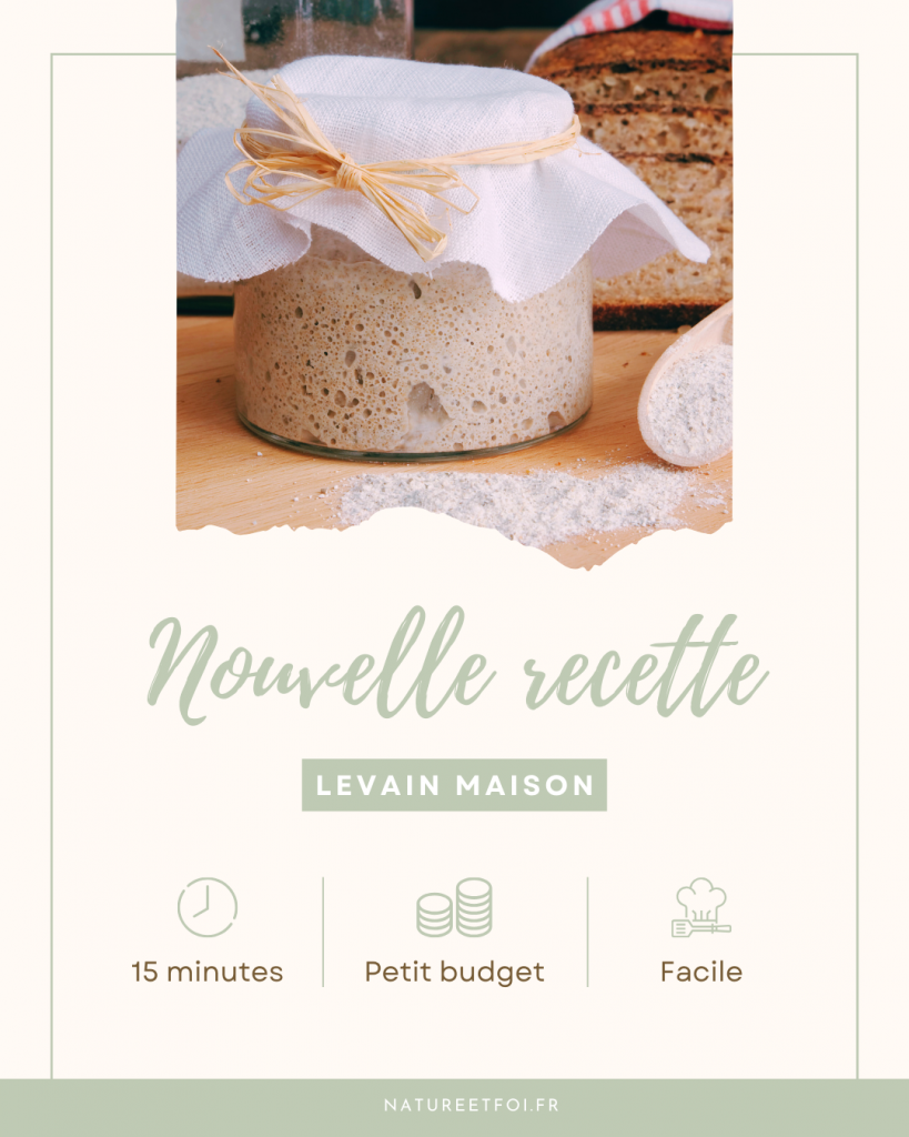 Le levain maison, c’est facile et bon !