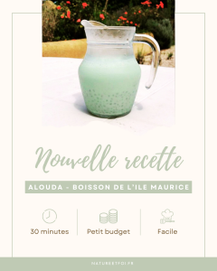 Recette Alouda – Boisson de l&rsquo;Ile Maurice